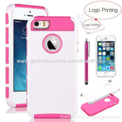 New Design TPU+PC 2-in-1 Hard & Soft Case for iPhone 5s/5/5G